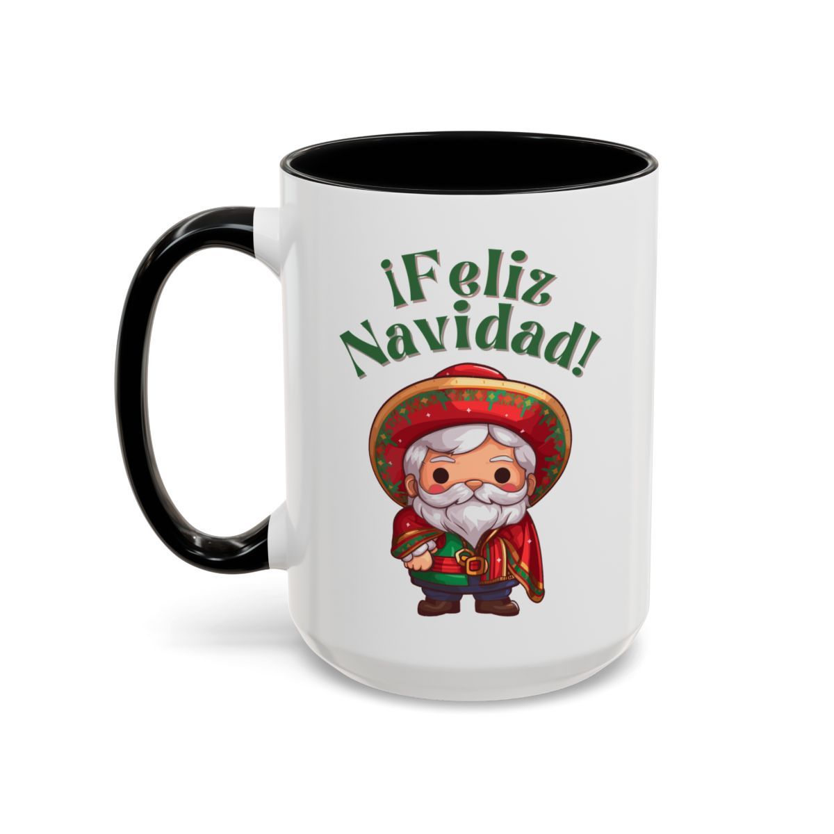 Mug - Mexican Santa Theme Coffee Mug (11, 15oz)