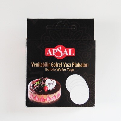 Yenilebilir Gofret Yazı Plakaları