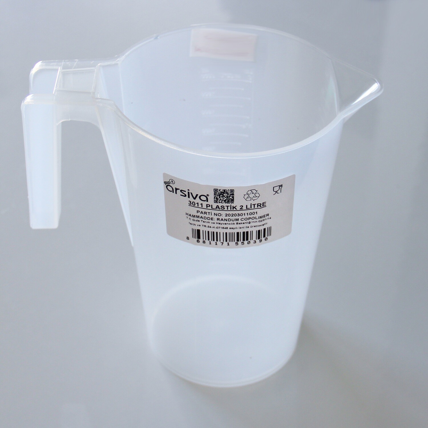 Plastik Ölçülü Sürahi (karaf)