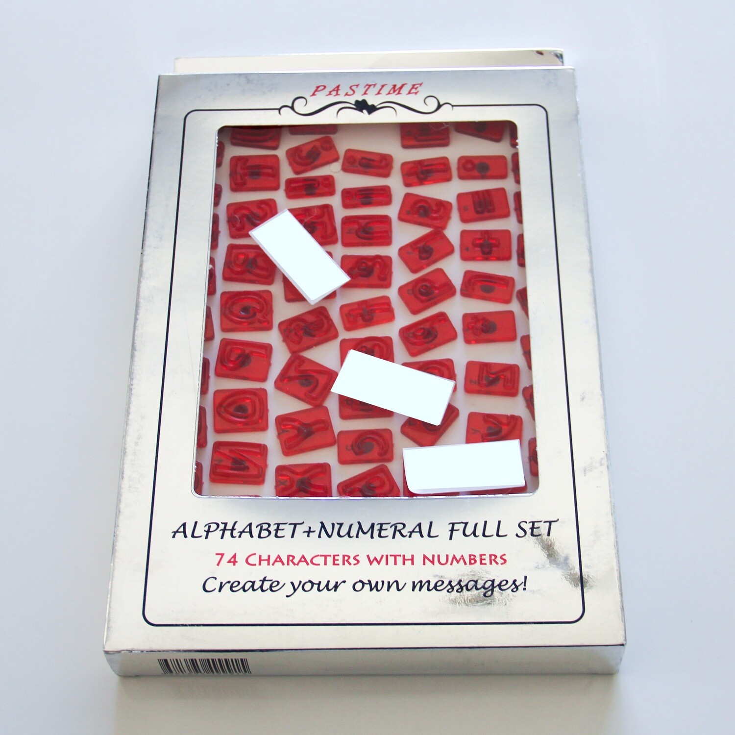 J-102 Alfabe-Rakam Full Set 74&#39;Lü