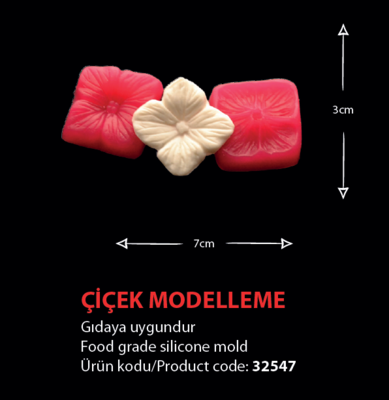 32547 Çiçek Modelleme Kare