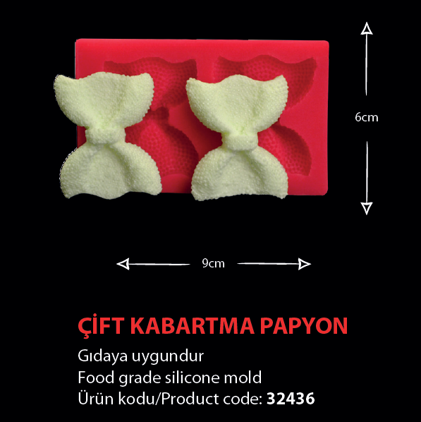 32436 Çift Kabartma Papyon