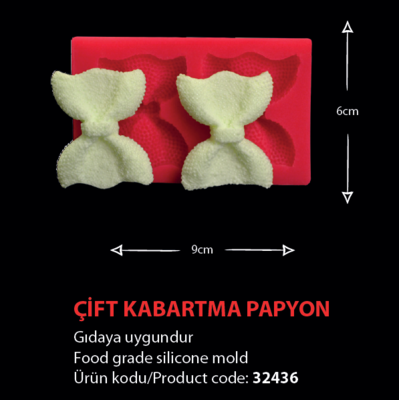 32436 Çift Kabartma Papyon