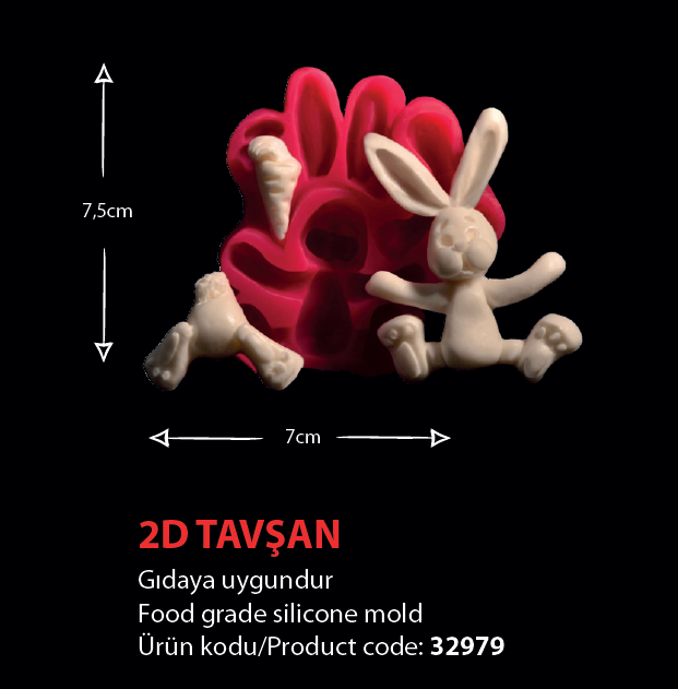 32979 2D Tavşan
