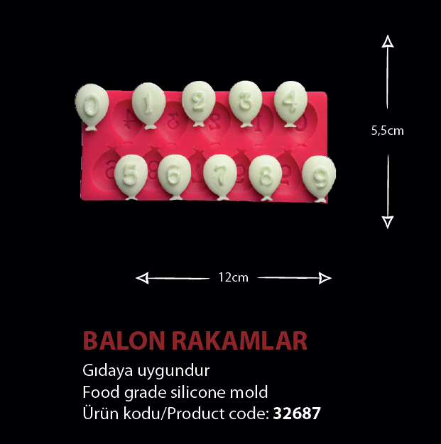 32687 Balon Rakamlar