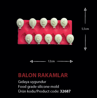 32687 Balon Rakamlar