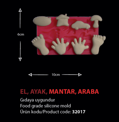 32017 El, Ayak, Mantar, Araba