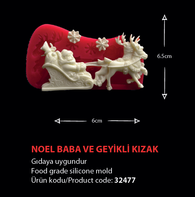32477 Noel Baba ve Geyikli Kızak