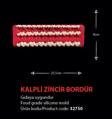 32750 Kalpli Zincir Bordür