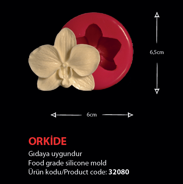 32080 Orkide (6,5*6 cm)