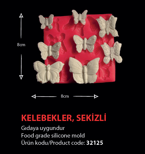 32125 Kelebekler - Sekizli