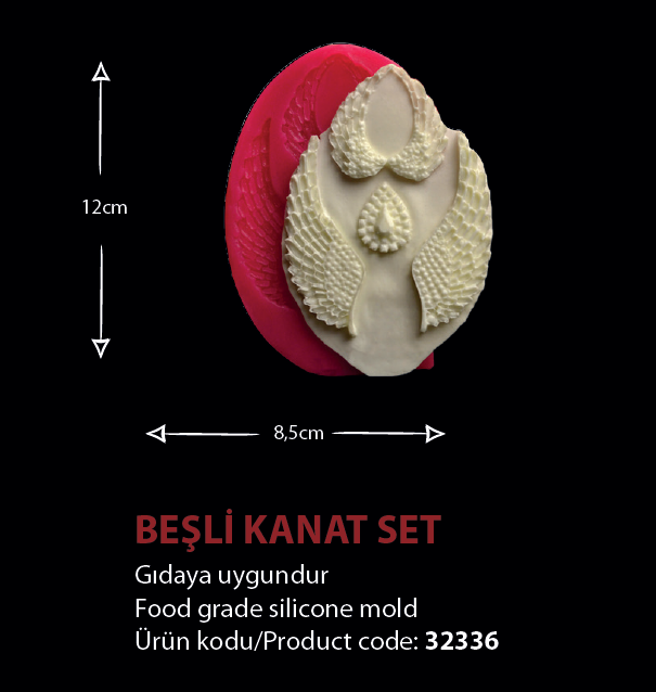 32336 Beşli Kanat Set