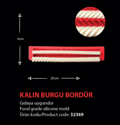 32369 Kalın Burgu Bordür
