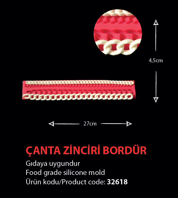 32618 Çanta Zinciri Bordür