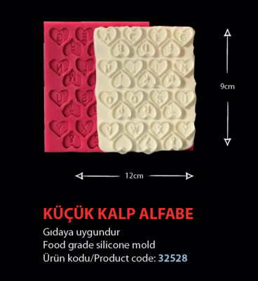 32528 Küçük Kalp Alfabe