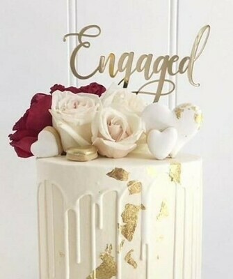 Pasta Topper - Engaged