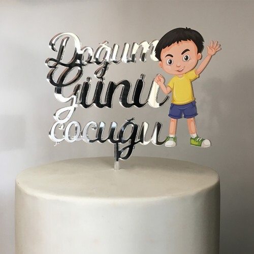 Pasta Topper - Doğum  Günü Çocuğu