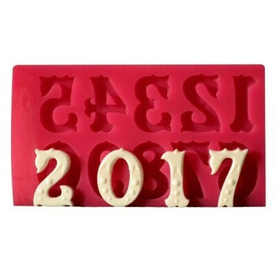 32533 Zebra Wood Numbers (16*11 cm)