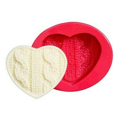 32807 Örgülü Kalp (7*6cm)