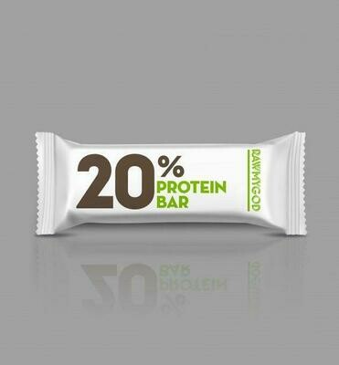 Rawmygod %20 Protein Bar 25 gr
