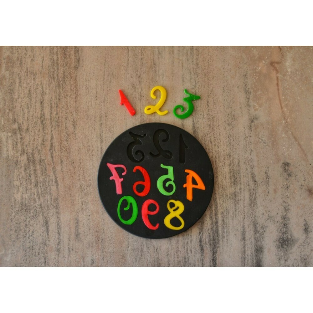 33326 Kaligrafi Curly Rakam