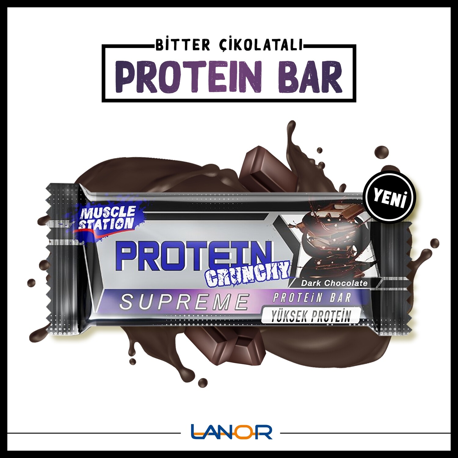 Protein Crunchy Dark Chocolate 40 gr