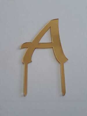 Topper Harf 10 cm Altın