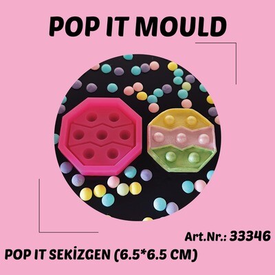 33346 Pop it Sekizgen (6,5*6,5cm)