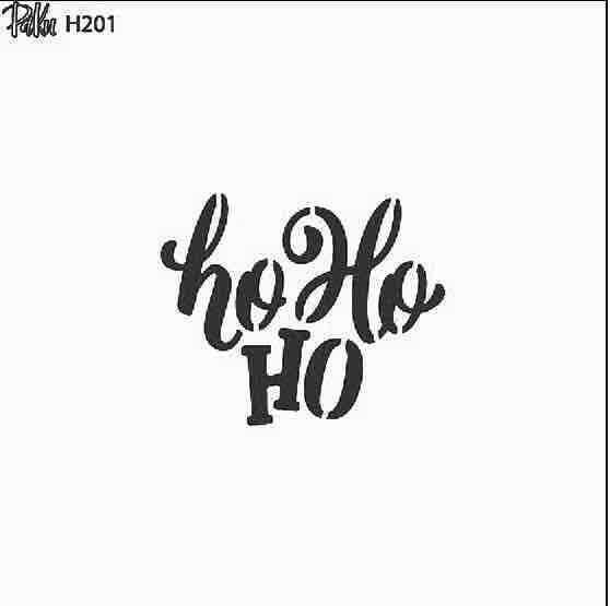 Stencıl Ho Ho Ho-1