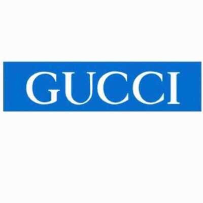 Stencıl Guccı Letter