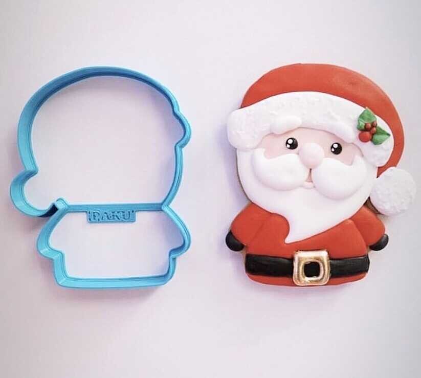 Plastik Kalıp Santa Noel Baba 9*7,2cm
