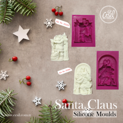 33360 Noel Baba -Şömine (11*6cm)