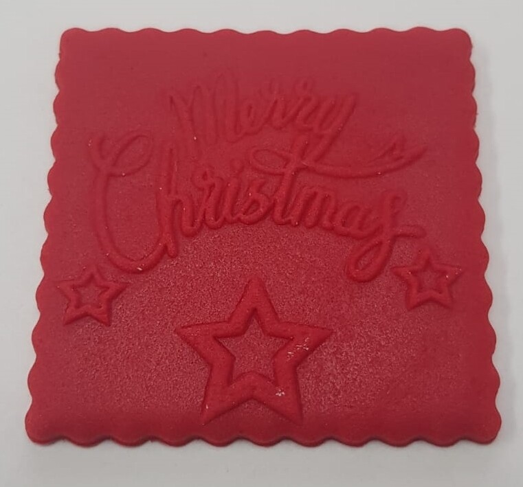 15427 Merry Christmas Yıldızlı Kurabiye Kaşesi
