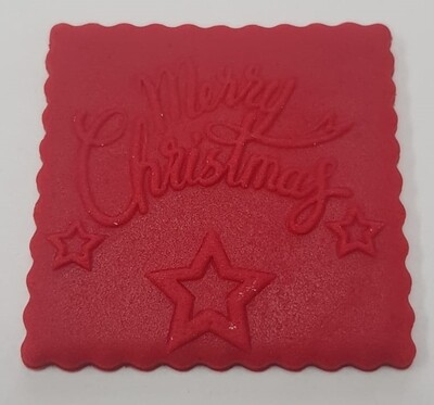 15427 Merry Christmas Yıldızlı Kurabiye Kaşesi