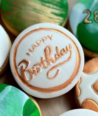 15185 Happy Birthday Kurabiye Kaşesi