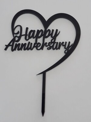 Pasta Topper Happy Anniversary