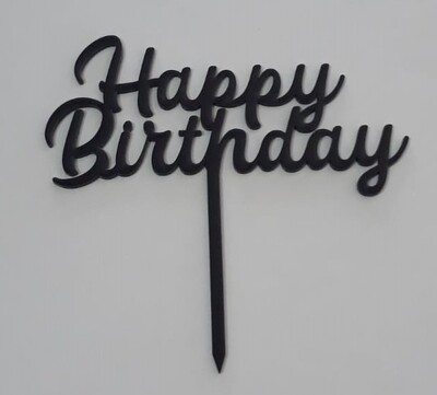 Pasta Topper 15401 Happy Birthday
