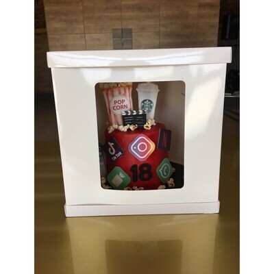 Önden Pencereli Kutu 30*30*30 Cm