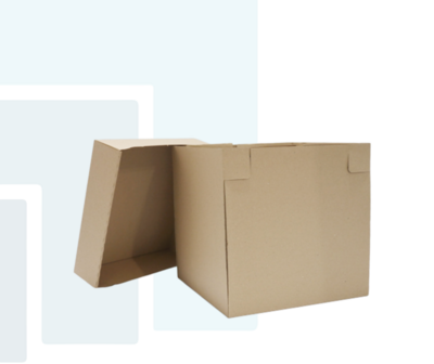 Yüksek Kutu Kraft 30*30*30cm düz kapak)