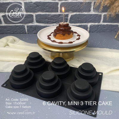 52093 3 Katlı Mini Pastalar