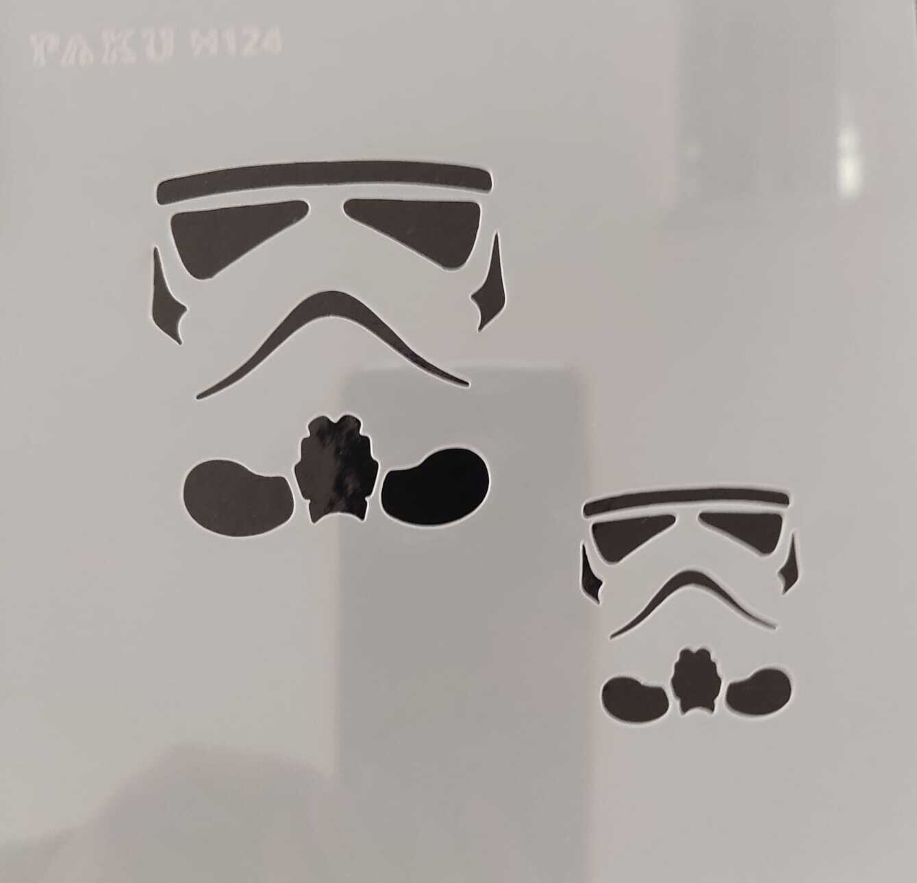 Stencıl Starwars Kafası