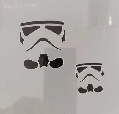 Stencıl Starwars Kafası