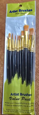 Artist Brushes 10&#39;S Fırça PFS-10