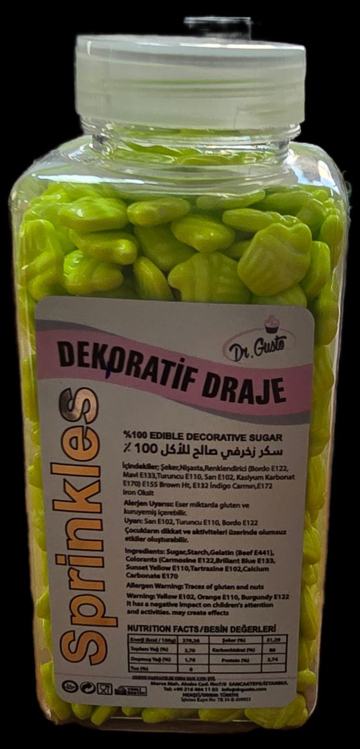 Yeşil Cupcake Draje 250 Gr.