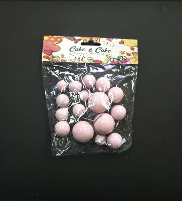 Pasta Üstü Toplar Pembe