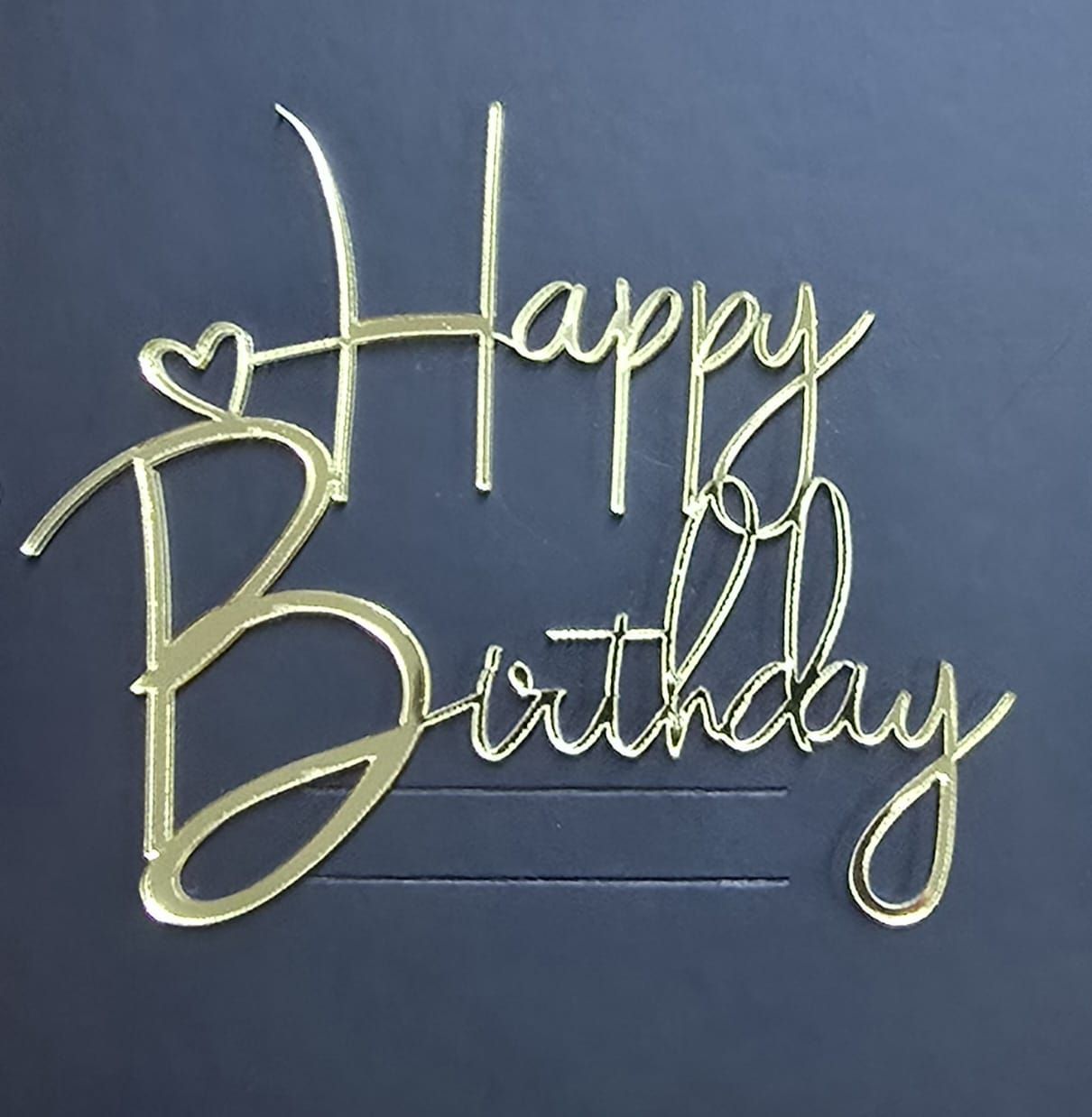 15455.1 Happy Birthday Kalpli Altın 8 CM