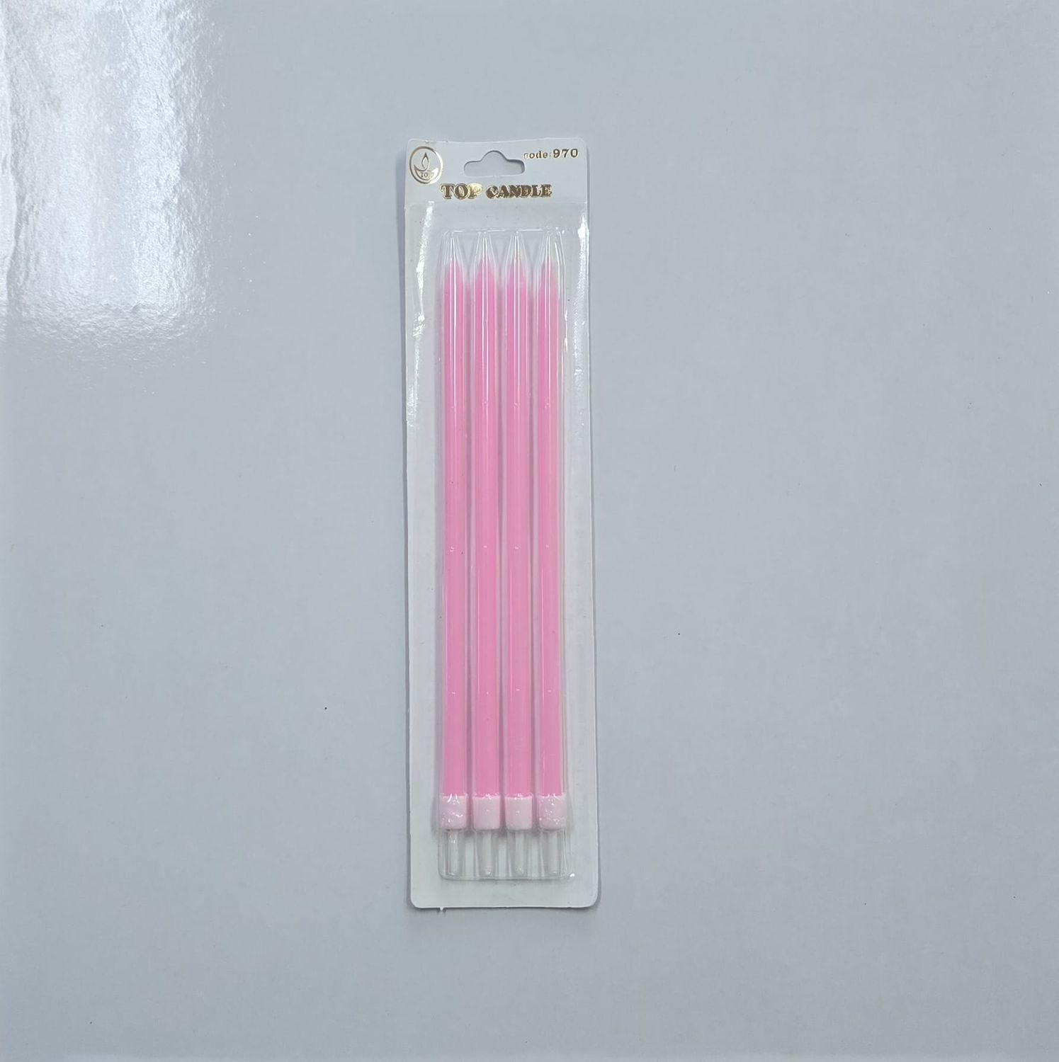 18 Cm Pembe Mum 4&#39;Lü