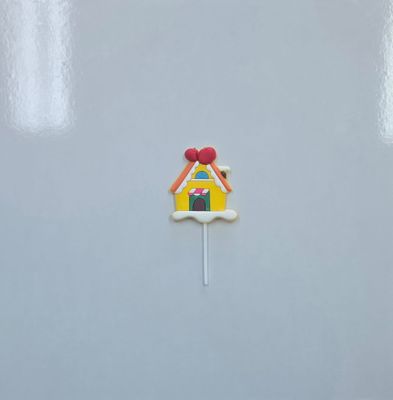 Silikon Yılbaşı Süsü EV1(SARI EV)