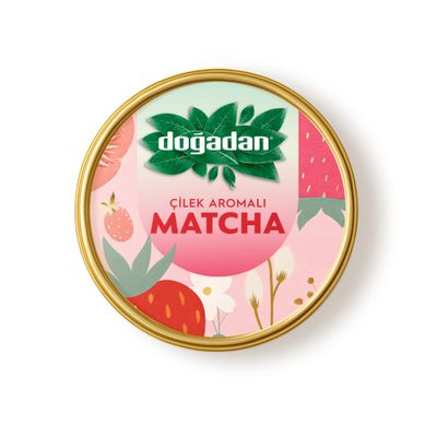 Matcha Çilek Aromalı Toz 25 Gr.