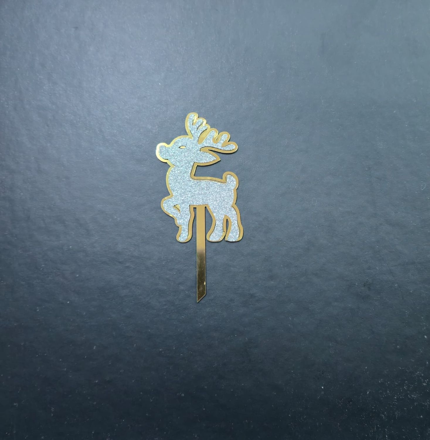 Pleksi Yılbaşı Süsü Geyik